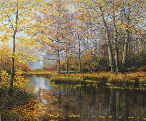 A Farewell to Summer van Oleg Riabchuk, Schilderij te koop op Singulart