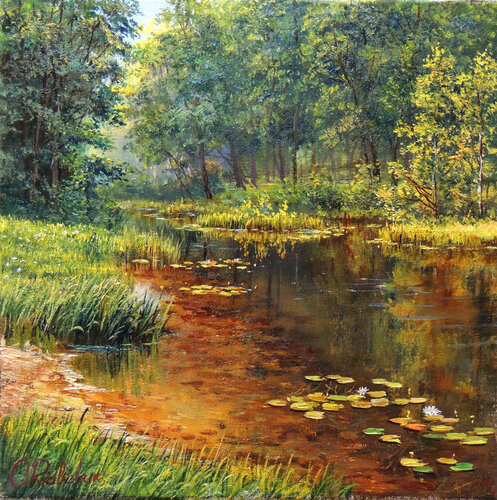 Midsummer's Day van Oleg Riabchuk, Schilderij te koop op Singulart
