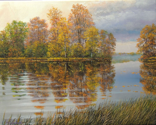 Rising Winds van Oleg Riabchuk, Schilderij te koop op Singulart
