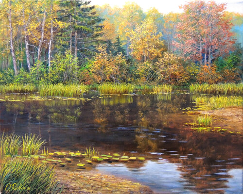 Afternoon Calm van Oleg Riabchuk, Schilderij te koop op Singulart