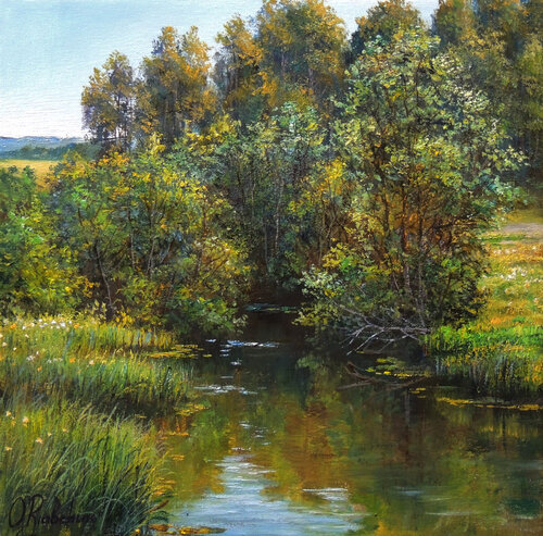 Where Are You Hiding? van Oleg Riabchuk, Schilderij te koop op Singulart