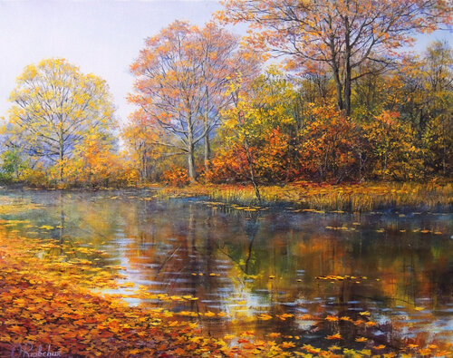 Fading Beauty van Oleg Riabchuk, Schilderij te koop op Singulart