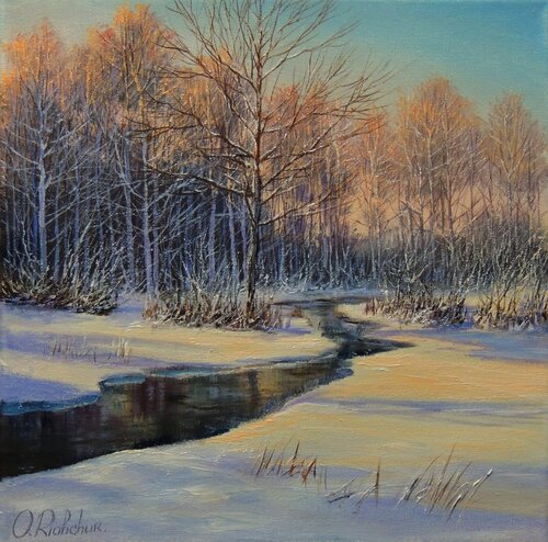 Way To The North van Oleg Riabchuk, Schilderij te koop op Singulart