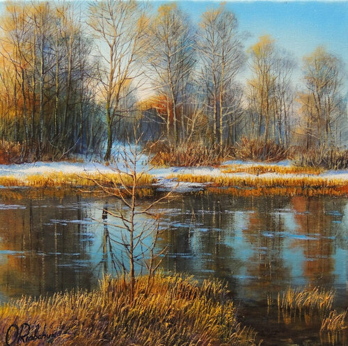 Days are getting longer di Oleg Riabchuk, Pittura in vendita su Singulart