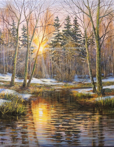 Victorious Sun van Oleg Riabchuk, Schilderij te koop op Singulart