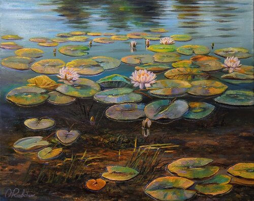 Floating Beauty di Oleg Riabchuk, Pittura in vendita su Singulart