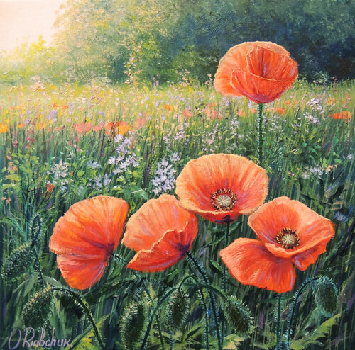Fleeting Beauty di Oleg Riabchuk, Pittura in vendita su Singulart