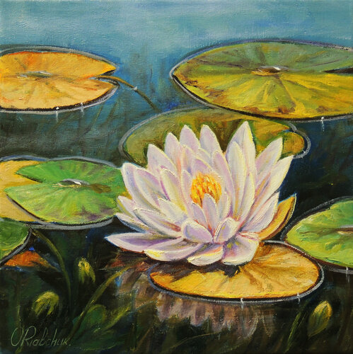 Majestic Blossom di Oleg Riabchuk, Pittura in vendita su Singulart
