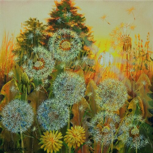 Sunset Serenade di Oleg Riabchuk, Pittura in vendita su Singulart