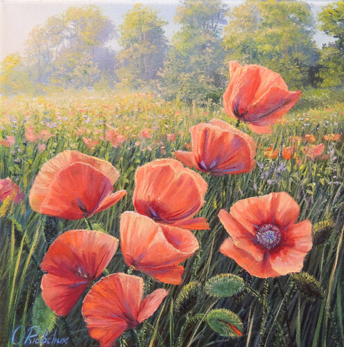 What a Wonderful World di Oleg Riabchuk, Pittura in vendita su Singulart