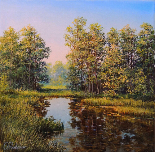 Gates of Summer di Oleg Riabchuk, Pittura in vendita su Singulart