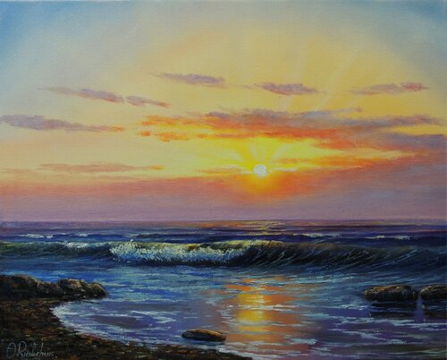 Evening On the Waves Oleg Riabchuk