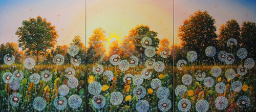 In Rays of the Light van Oleg Riabchuk, Schilderij te koop op Singulart