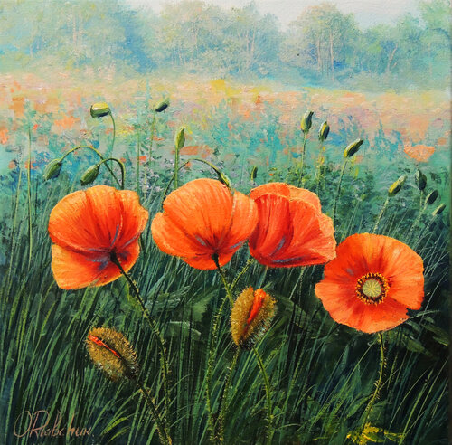 Treasure of Meadow von Oleg Riabchuk, Malerei kaufen auf Singulart