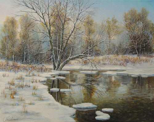 Floating Ice von Oleg Riabchuk, Malerei kaufen auf Singulart