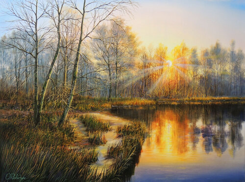 Spring's Triumph von Oleg Riabchuk, Malerei kaufen auf Singulart
