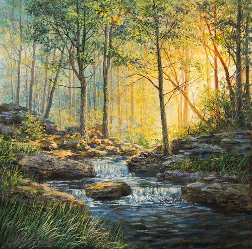 Magic Light di Oleg Riabchuk, Pittura in vendita su Singulart