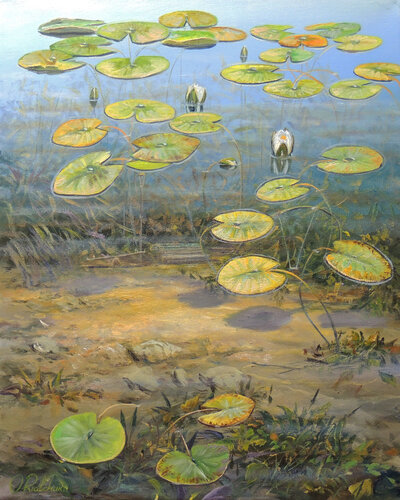 Underwater World de Oleg Riabchuk, Pintura a la venta en Singulart