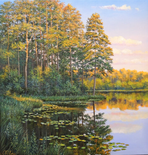 Touch of Light by Oleg Riabchuk, Painting for Sale on Singulart