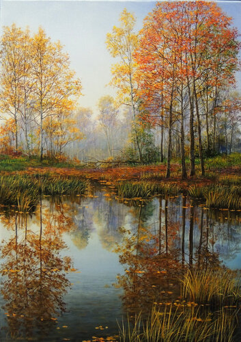 Resting Water von Oleg Riabchuk, Malerei kaufen auf Singulart