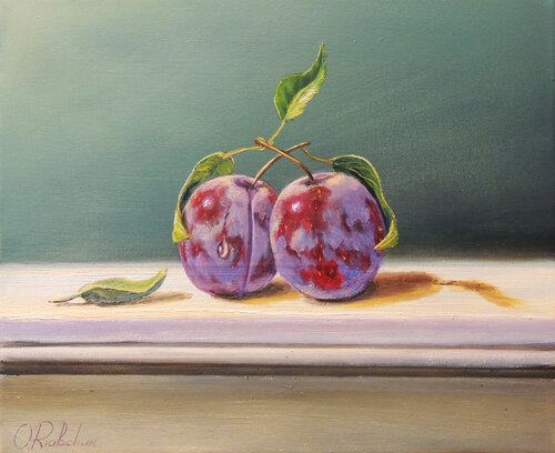 Side by Side di Oleg Riabchuk, Pittura in vendita su Singulart