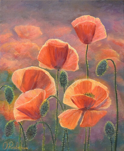 Welcoming the New Day von Oleg Riabchuk, Malerei kaufen auf Singulart