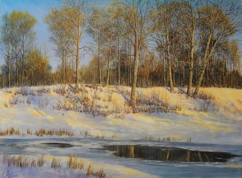 Where the Sun Pauses von Oleg Riabchuk, Malerei kaufen auf Singulart