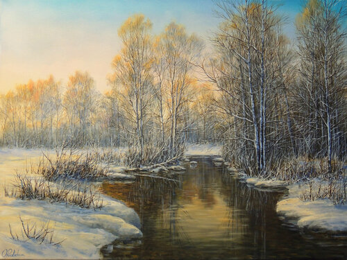 Silent Water von Oleg Riabchuk, Malerei kaufen auf Singulart