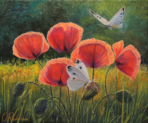 A Summer Rendezvous von Oleg Riabchuk, Malerei kaufen auf Singulart