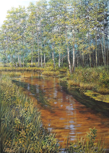 Forest of Joy by Oleg Riabchuk, Painting for Sale on Singulart