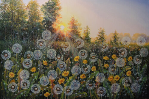 Evening of a Thousand Wishes par Oleg Riabchuk, Peinture en vente sur Singulart