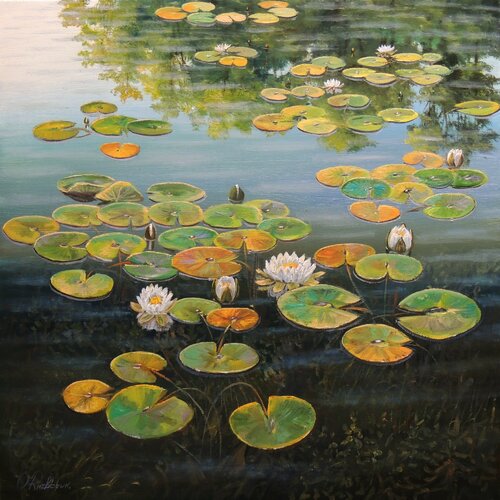 Waterworld van Oleg Riabchuk, Schilderij te koop op Singulart
