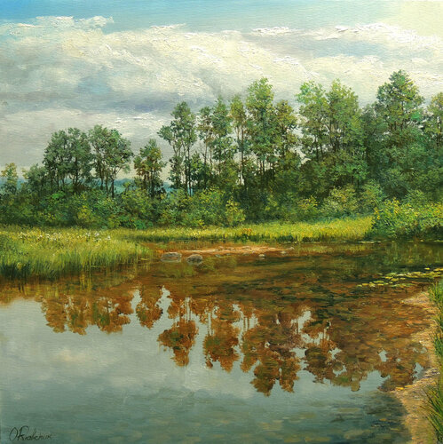 Still Waters van Oleg Riabchuk, Schilderij te koop op Singulart