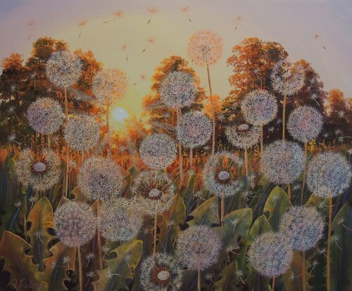 Day is Gone van Oleg Riabchuk, Schilderij te koop op Singulart