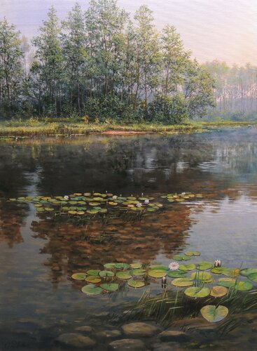 Peaceful Life van Oleg Riabchuk, Schilderij te koop op Singulart