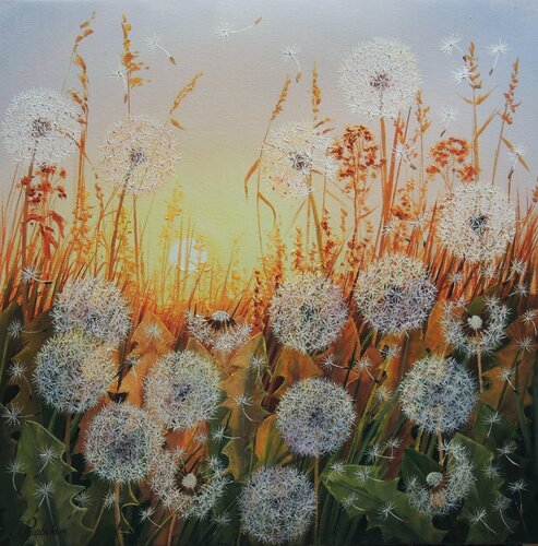 Never Ending Summer van Oleg Riabchuk, Schilderij te koop op Singulart