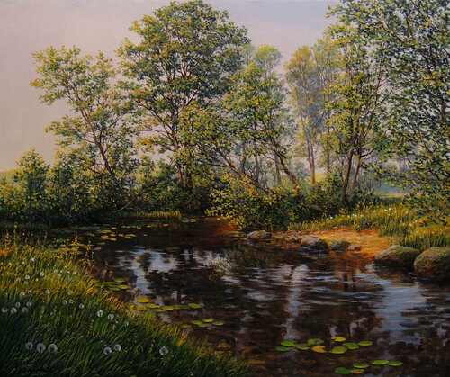 It's a Beautiful Day von Oleg Riabchuk, Malerei kaufen auf Singulart