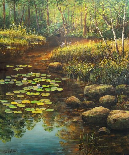Resting Stones von Oleg Riabchuk, Malerei kaufen auf Singulart