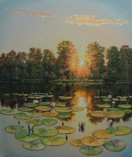 Water and Light van Oleg Riabchuk, Schilderij te koop op Singulart