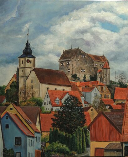 Old Castle van Oleg Riabchuk, Schilderij te koop op Singulart