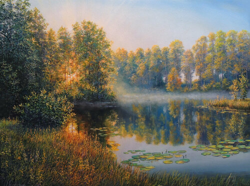 Early Morning van Oleg Riabchuk, Schilderij te koop op Singulart