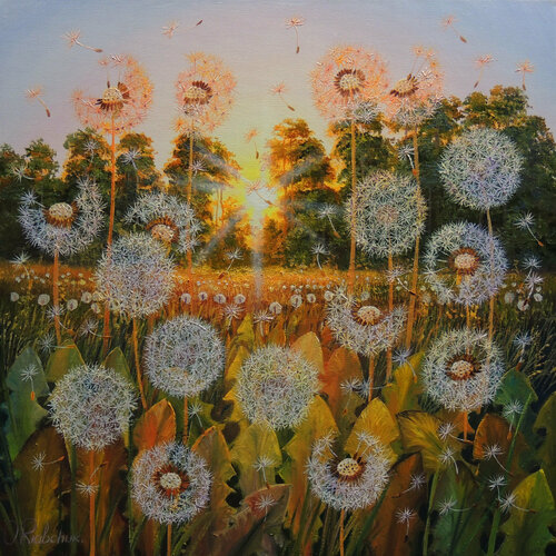 Evening Harmony van Oleg Riabchuk, Schilderij te koop op Singulart