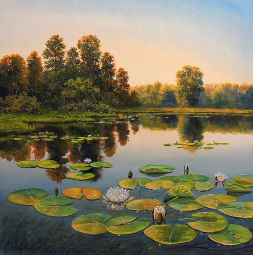 Still Moment van Oleg Riabchuk, Schilderij te koop op Singulart