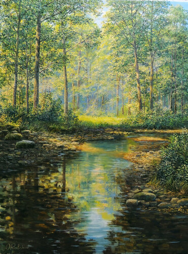 Joy of Summer van Oleg Riabchuk, Schilderij te koop op Singulart