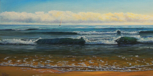 Catching the Wind van Oleg Riabchuk, Schilderij te koop op Singulart