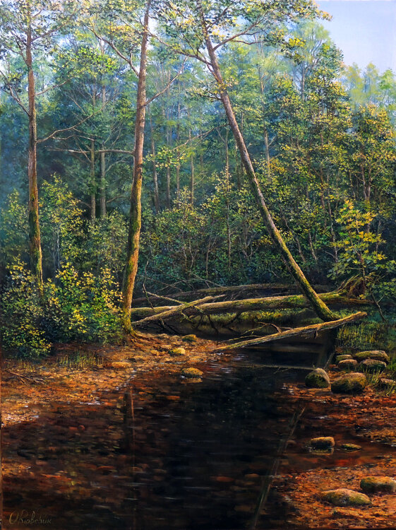 Creek in the Woods Oleg Riabchuk