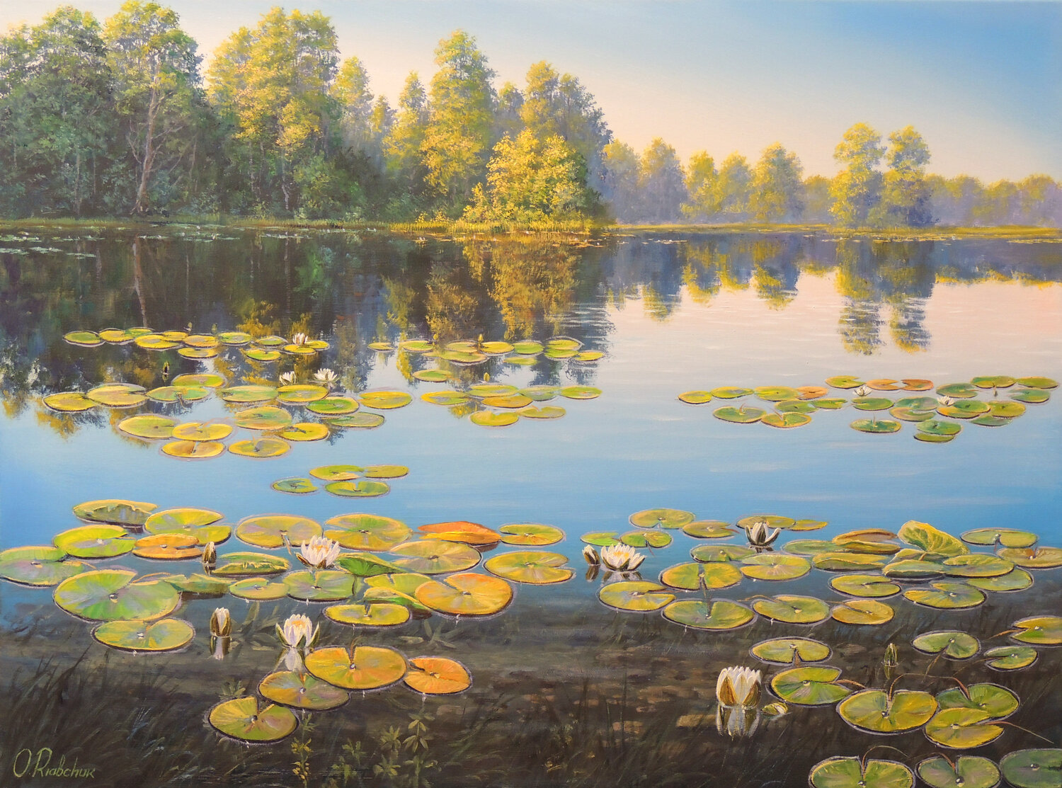 Summer By The Lakeside Oleg Riabchuk