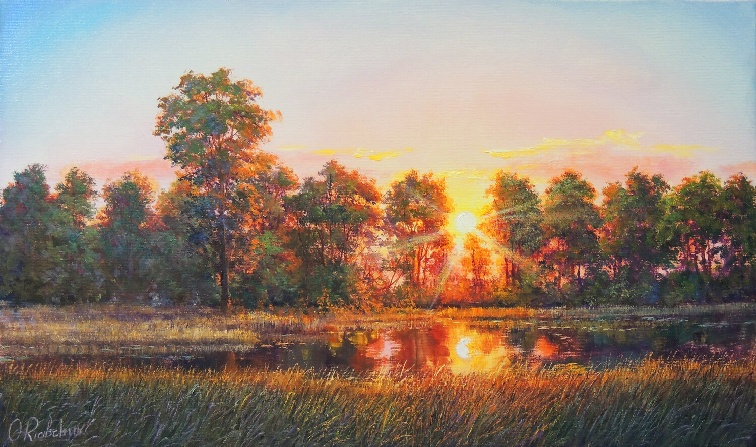 Evening Flames Oleg Riabchuk