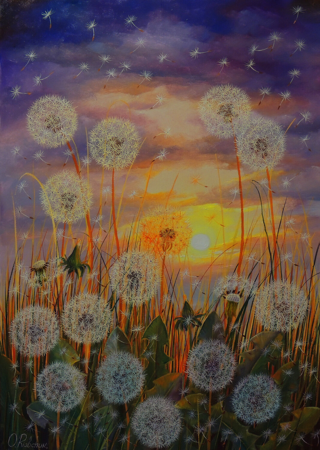 Evening Magic. Flowers Oleg Riabchuk