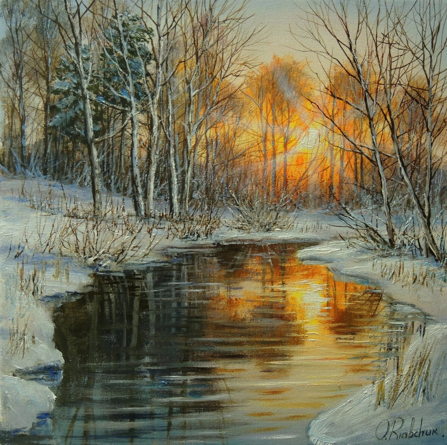 Winter Melancholy Oleg Riabchuk